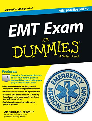 9781118768174: EMT Exam For Dummies with Online Practice