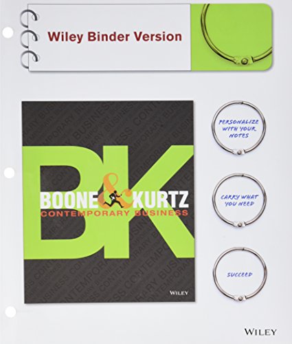 Stock image for Contemporary Business, Binder Ready Version ( Standalone book) for sale by BooksRun