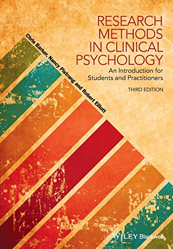 Beispielbild fr Research Methods in Clinical Psychology: An Introduction for Students and Practitioners zum Verkauf von SecondSale