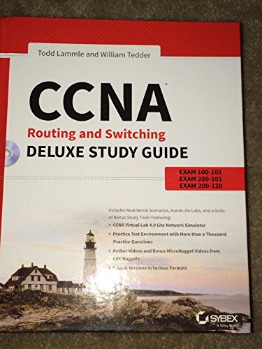 Imagen de archivo de CCNA Routing and Switching Deluxe Study Guide: Exams 100-101, 200-101, and 200-120 a la venta por -OnTimeBooks-