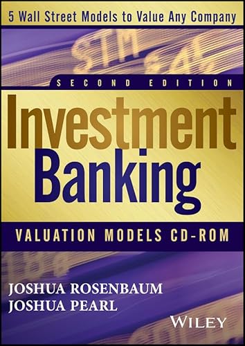 Imagen de archivo de Investment Banking Valuation Models a la venta por Save With Sam