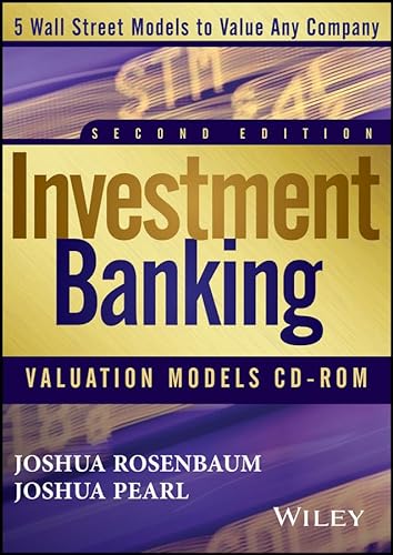 9781118806647: Investment Banking Valuation Models CD (Wiley Finance)