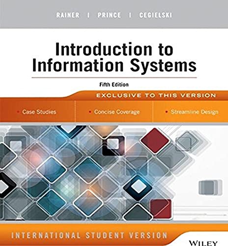 Stock image for Introduction to Information Systems for sale by Phatpocket Limited
