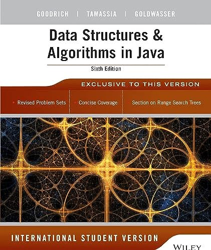 Beispielbild fr Data Structures and Algorithms in Java 6th Edition International Student Version zum Verkauf von medimops