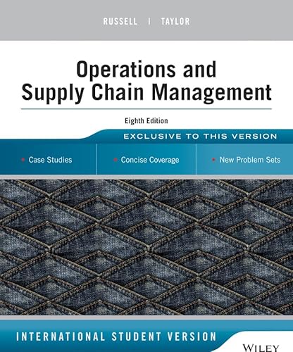 9781118808900: Operations and Supply Chain Management: International Student Version