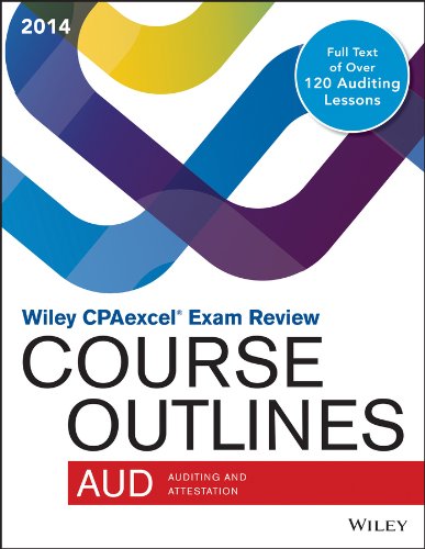 9781118815885: Wiley CPAexcel Exam Review: Course Outlines - Auditing and Attestation