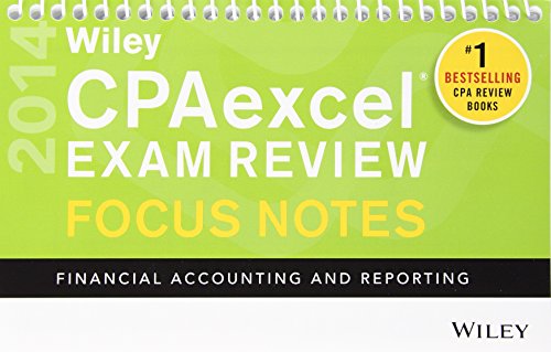 Wiley CPAexcel Exam Review 2014 Focus Notes, 4 Volume Set (9781118816738) by Wiley