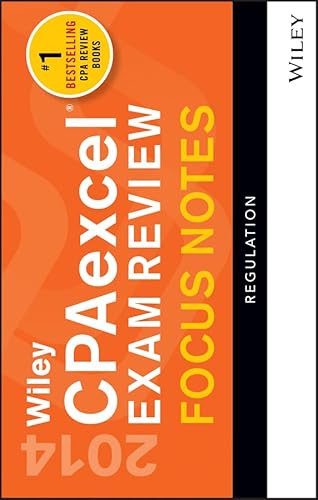 9781118816981: Wiley CPAexcel Exam Review 2014 Focus Notes: Regulation