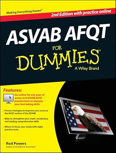 Beispielbild fr ASVAB Afqt for Dummies zum Verkauf von Better World Books