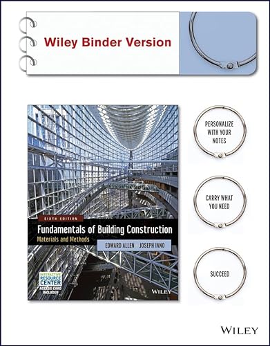 9781118820193: Fundamentals of Building Construction: Materials and Methods with Interactive Resource Center Access Card, 6th Edition Binder Ready Version