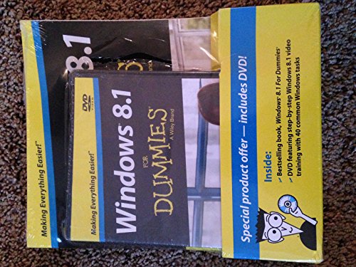 Windows 8.1 For Dummies Book + DVD Bundle