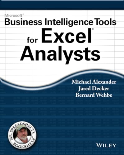 Beispielbild fr Microsoft Business Intelligence Tools for Excel Analysts zum Verkauf von SecondSale