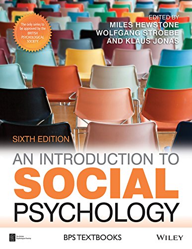 Beispielbild fr An Introduction to Social Psychology zum Verkauf von Better World Books