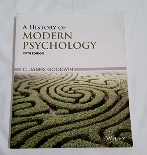 Imagen de archivo de A History of Modern Psychology a la venta por Zoom Books Company