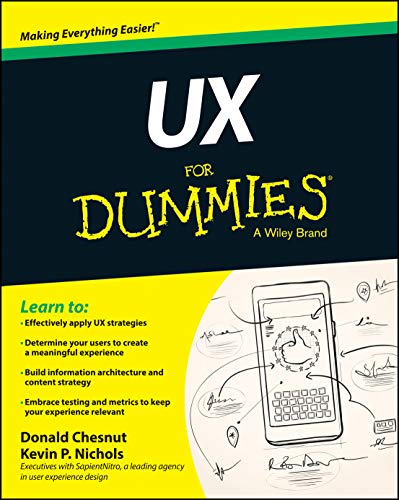Imagen de archivo de UX For Dummies a la venta por HPB-Emerald