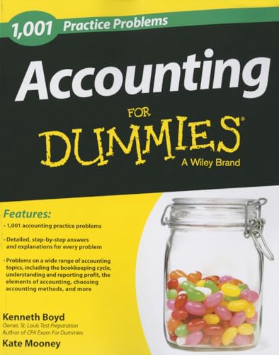 Beispielbild fr Accounting: 1,001 Practice Problems For Dummies zum Verkauf von BooksRun