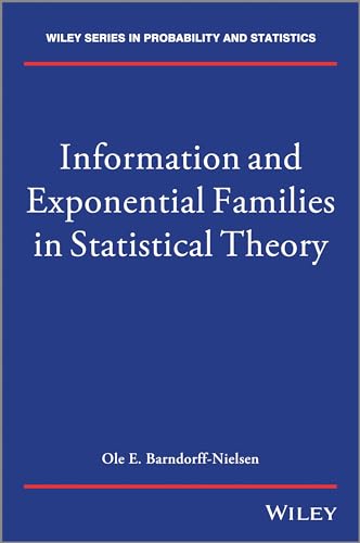 Imagen de archivo de Information and Exponential Families in Statistical Theory a la venta por Blackwell's