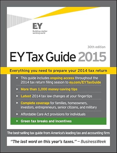 Imagen de archivo de EY Tax Guide 2015 (Ernst & Young Tax Guide) a la venta por SecondSale