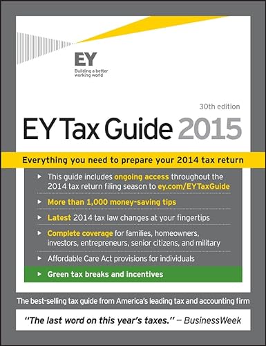 Stock image for EY Tax Guide 2015 (Ernst & Young Tax Guide) for sale by SecondSale
