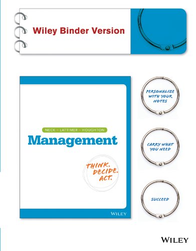 9781118868669: Management 1e Binder Ready Version + WileyPLUS Registration Card