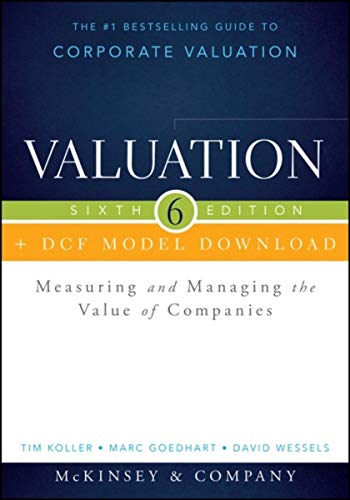 Stock image for Valuation + DCF Model Download: Measuring and Managing the Value of Companies (Wiley Finance) for sale by HPB-Red