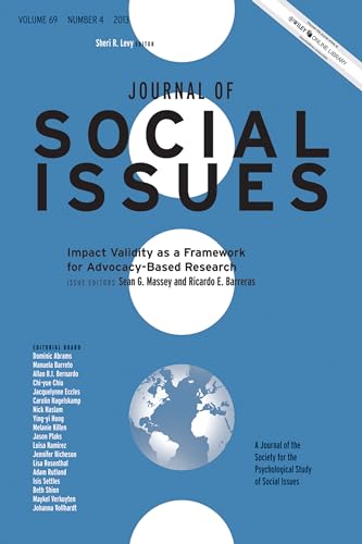 9781118890608: Impact Validity as a Framework for Advocacy-Based Research (Journal of Social Issues (JOSI))