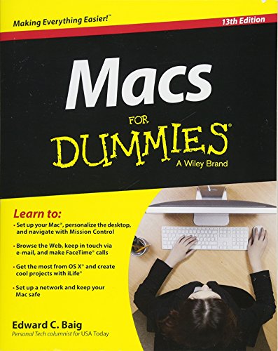 Beispielbild fr Macs for Dummies zum Verkauf von Better World Books