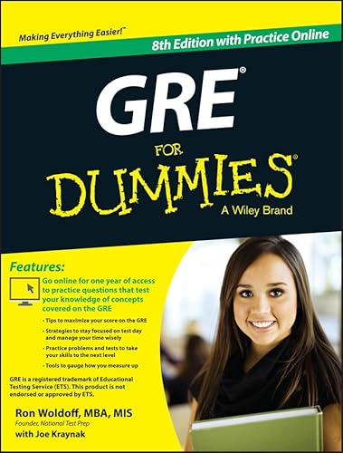 9781118911648: GRE for Dummies: With Online Practice Tests