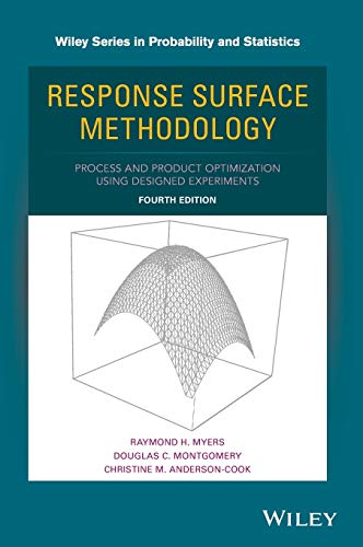 Stock image for Response Surface Methodology: Process and Product Optimization Using Designed Experiments (Wiley Series in Probability and Statistics) for sale by BooksRun