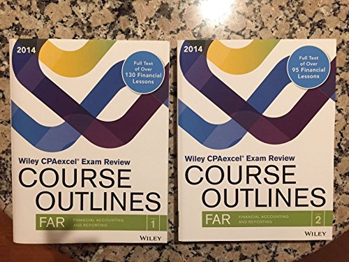 Beispielbild fr Wiley CPAexcel Exam Review Spring 2014 Study Guide : Financial Accounting and Reporting zum Verkauf von Better World Books