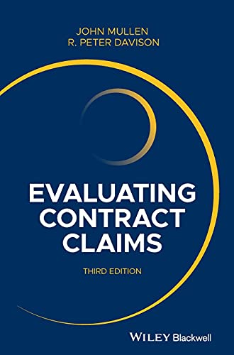 Beispielbild fr Evaluating Contract Claims, 3rd Edition zum Verkauf von Studibuch