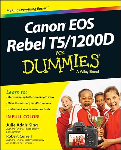 Imagen de archivo de Canon EOS Rebel T5/1200D For Dummies (For Dummies Series) a la venta por Goodwill Books
