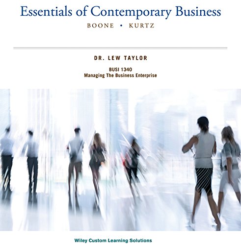 9781118933893: Essentials of Contemporary Business
