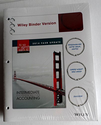 Beispielbild fr 2014 FASB Update Intermediate Accounting : Binder Ready Version zum Verkauf von Better World Books