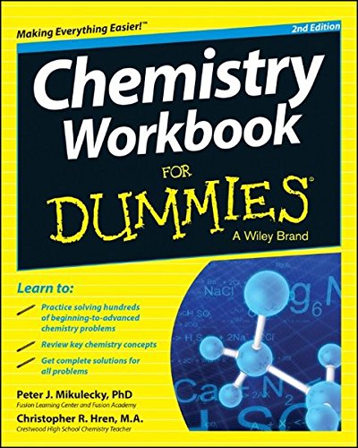 Imagen de archivo de Chemistry Workbook for Dummies a la venta por Better World Books