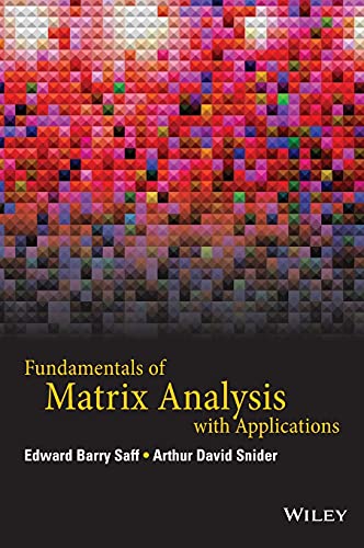 Beispielbild fr Fundamentals of Matrix Analysis With Applications zum Verkauf von Blackwell's