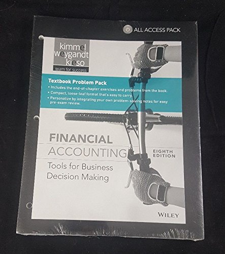 Imagen de archivo de Financial Accounting: Tools for Business Decision Making, 8e Access Pack Print Component a la venta por -OnTimeBooks-