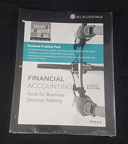 Stock image for Financial Accounting: Tools for Business Decision Making, 8e Access Pack Print Component for sale by ThriftBooks-Atlanta