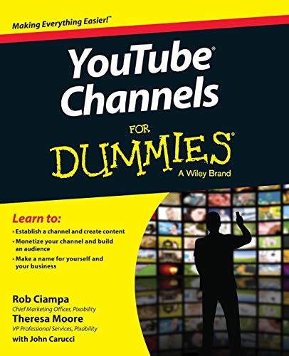 Imagen de archivo de Youtube Channels for Dummies a la venta por ThriftBooks-Atlanta