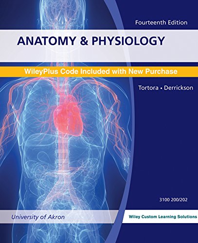 Imagen de archivo de Anatomy and Physiology Fourteenth Edition-University of Akron a la venta por Irish Booksellers