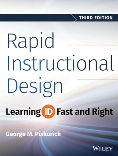 Beispielbild fr Rapid Instructional Design: Learning Id Fast and Right zum Verkauf von Buchpark