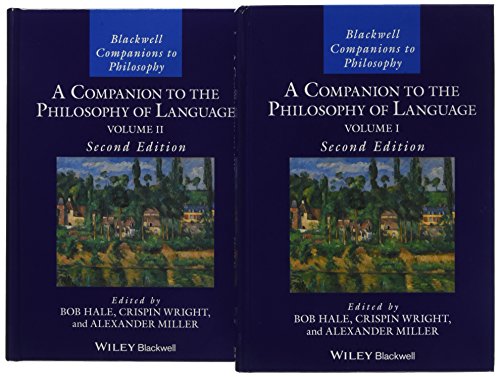 Imagen de archivo de A Companion to the Philosophy of Language a la venta por Basi6 International