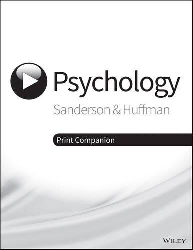 9781118978054: Psychology (Visualizing Series)