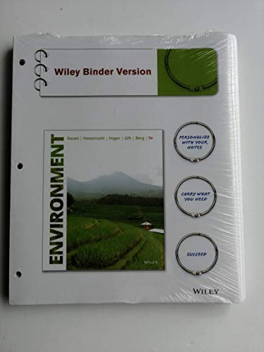 Stock image for Environment, Binder Ready Version for sale by Better World Books