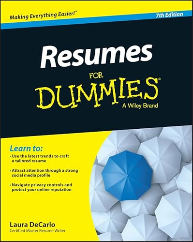 Beispielbild fr Resumes for Dummies zum Verkauf von Better World Books