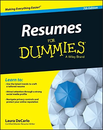 9781118982600: Resumes For Dummies