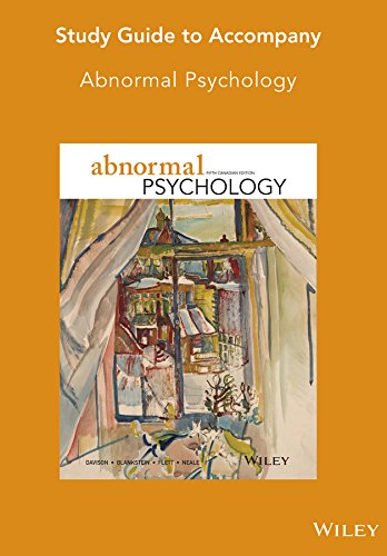 Stock image for Study Guide to Accompany Abnormal Psychology for sale by HPB-Red