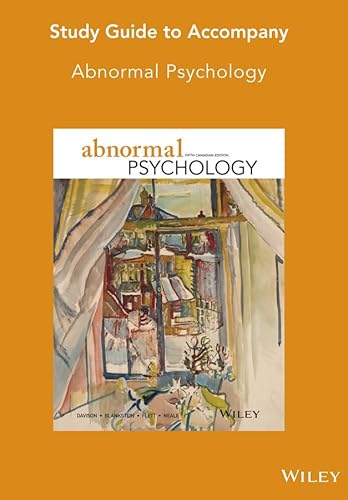 Stock image for Study Guide to Accompany Abnormal Psychology for sale by HPB-Red