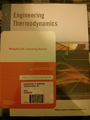 9781118987162: Fundamentals of Engineering Thermodynamics, 8e WileyPLUS Learning Space Card