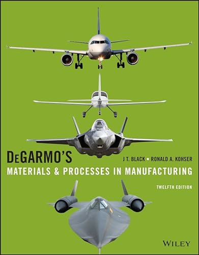 Beispielbild fr DeGarmo's Materials and Processes in Manufacturing zum Verkauf von BooksRun